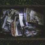 a box full of old photographs